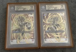 Dragon Ball FW FP-006 Goku/FP-007 Vegeta Event Winner BGS 10