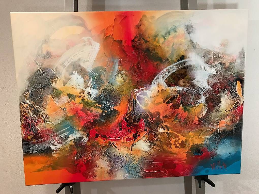 Gemälde: Blue Edge - Acrylgemälde von William Malucu – Gebraucht aus Rikon im Tösstal von mino03