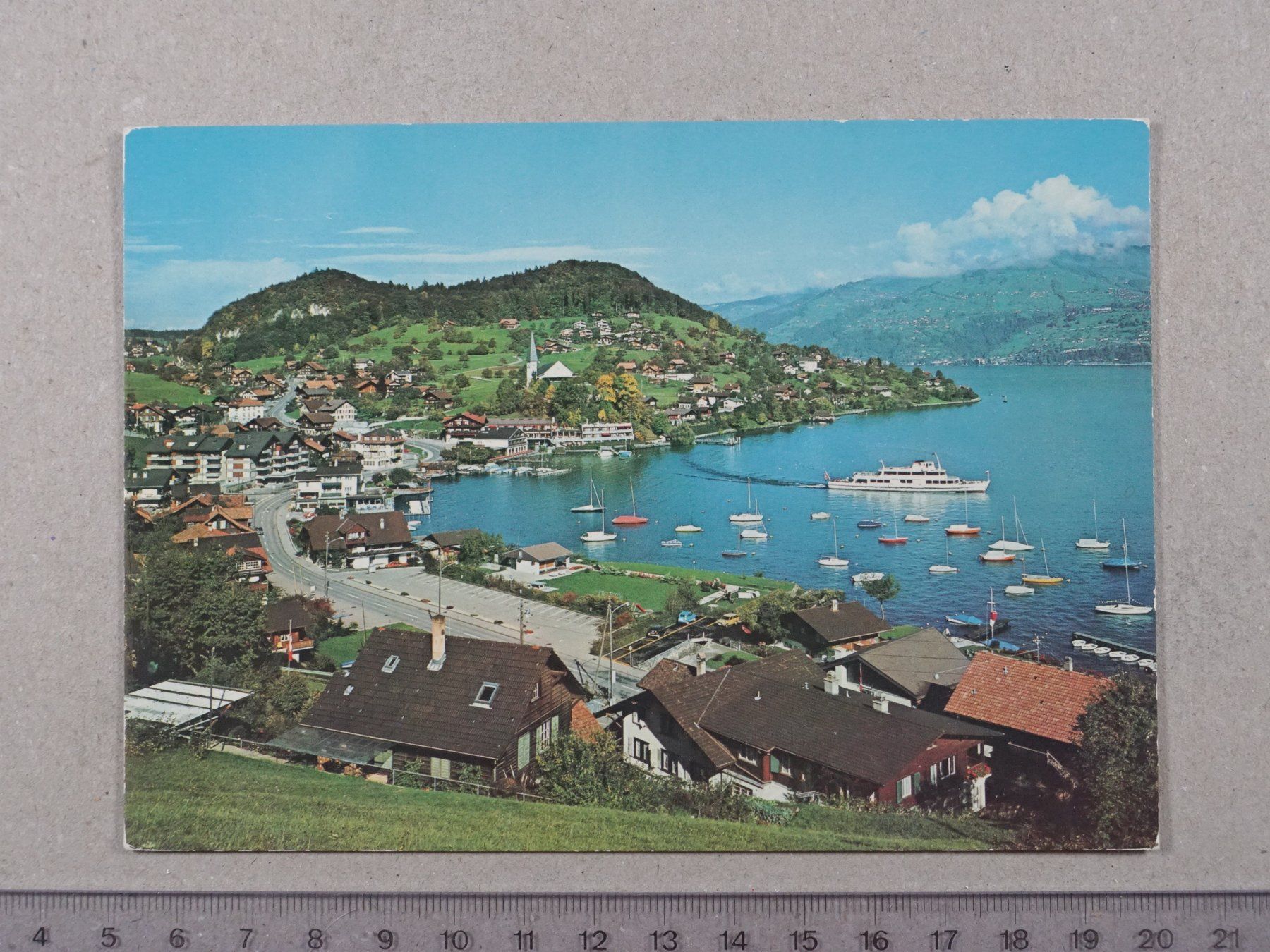 Ansichtskarten: Faulensee, Thunersee – Gebraucht aus Lenzburg von fh1