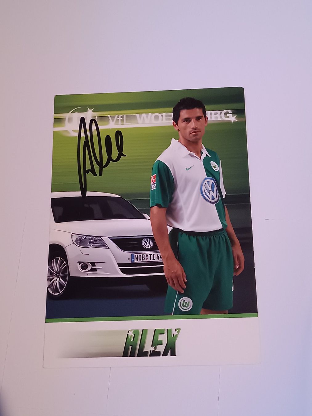 Autografi: Alex -  VfL Wolfsburg - original Autogramm – Usato da Menziken venduto da Artographs
