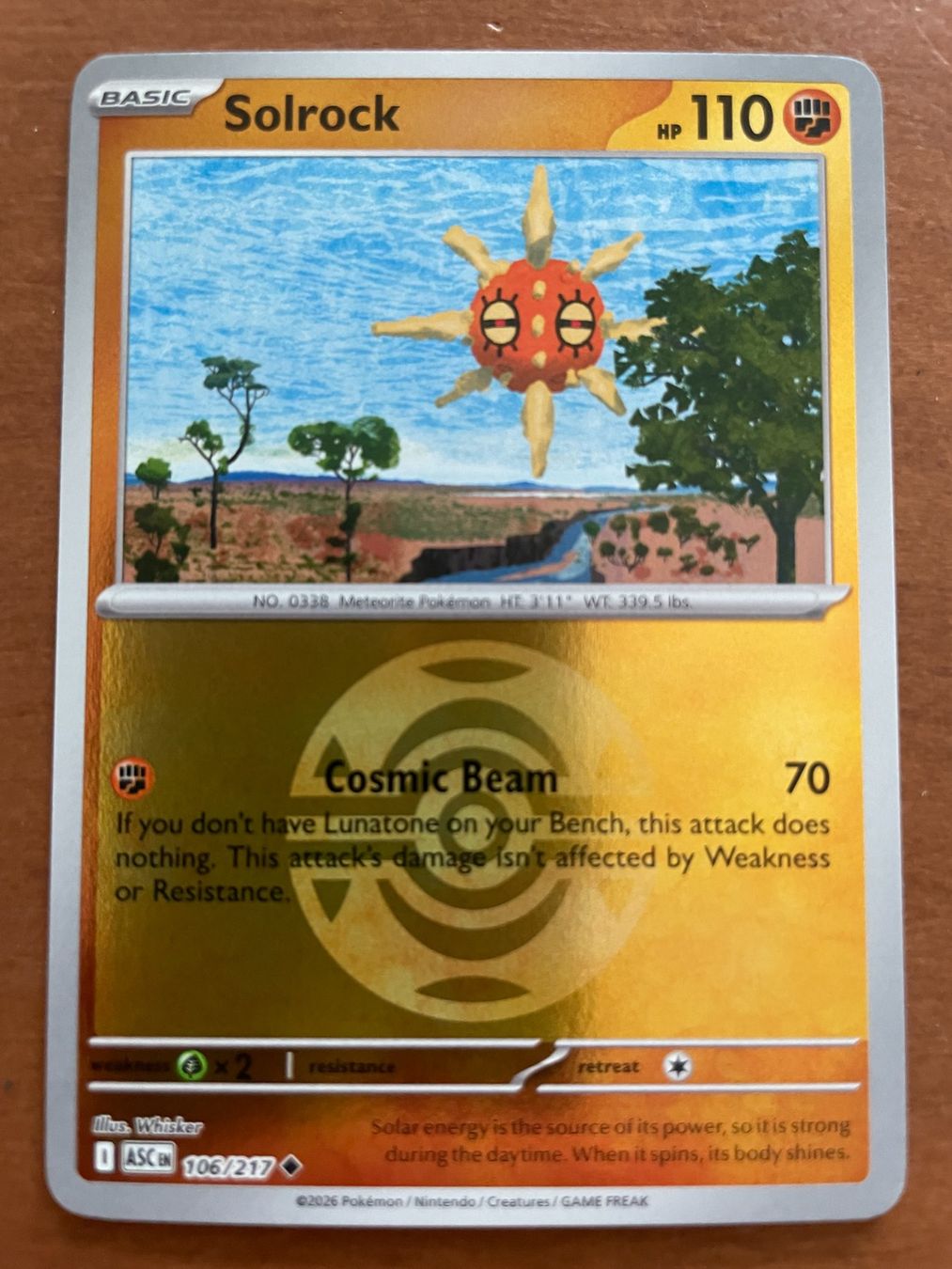 Pokémon Sammelbilder & Trading cards: Pokemon Solrock Reverse (Versand gratis) – Neu (gemäss Beschreibung) aus Chur von Angerson
