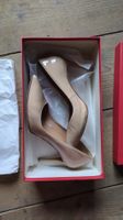 Pura Lopez Pumps Nude Lackleder Grösse 36.5 