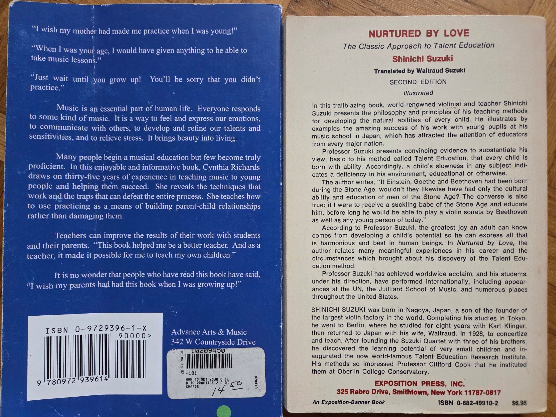 Bücher: Nurtured by Love and more – Gebraucht aus Basel von Roundtrip 6