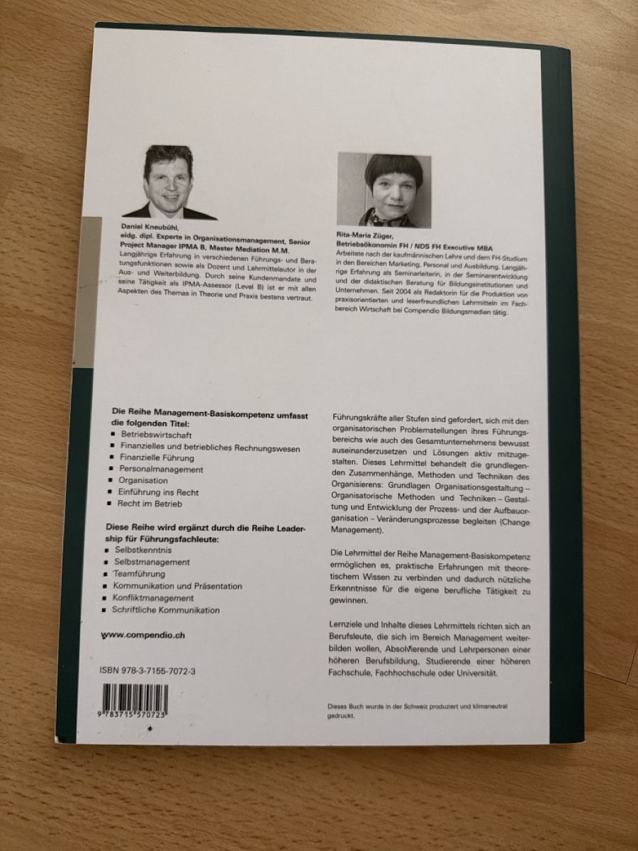 Bücher: Set BWL & Organisation Compendio, Top Zustand! – Gebraucht aus Sevelen von mat_9k6v 4
