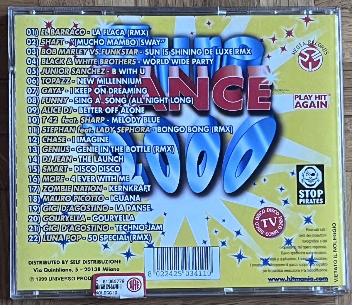 CD: Euro Dance 2000 Compilation  – Usato da Dino venduto da ani_ypr9 2