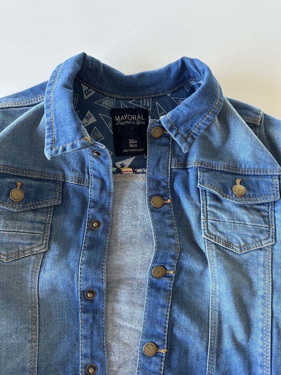 Mayoral Giacche & Cappotti: Mayoral Jeansjacke Gr.98 – Usato da Meggen venduto da kammann 1