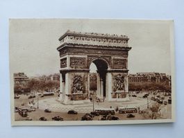 Ansichtskarte Paris Arc de Triomphe gelaufen 1954