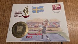 2004 FDC 100 Jahre Olympische Spiele Stockholm 1912