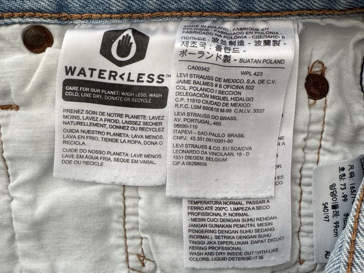 Levi's Pantaloni: Levis 501 Jeans Shorts W29  – Usato da St.Gallen venduto da Isnisodo 6