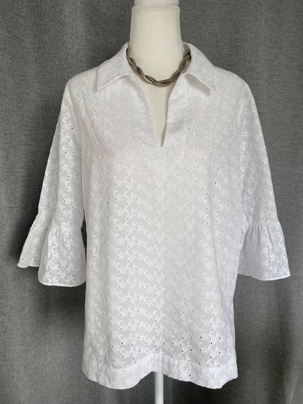 Blusen: Lilly Pulitzer Bluse aus Baumwolle Grösse M – Gebraucht aus Oberwil BL von Leni-Mischi