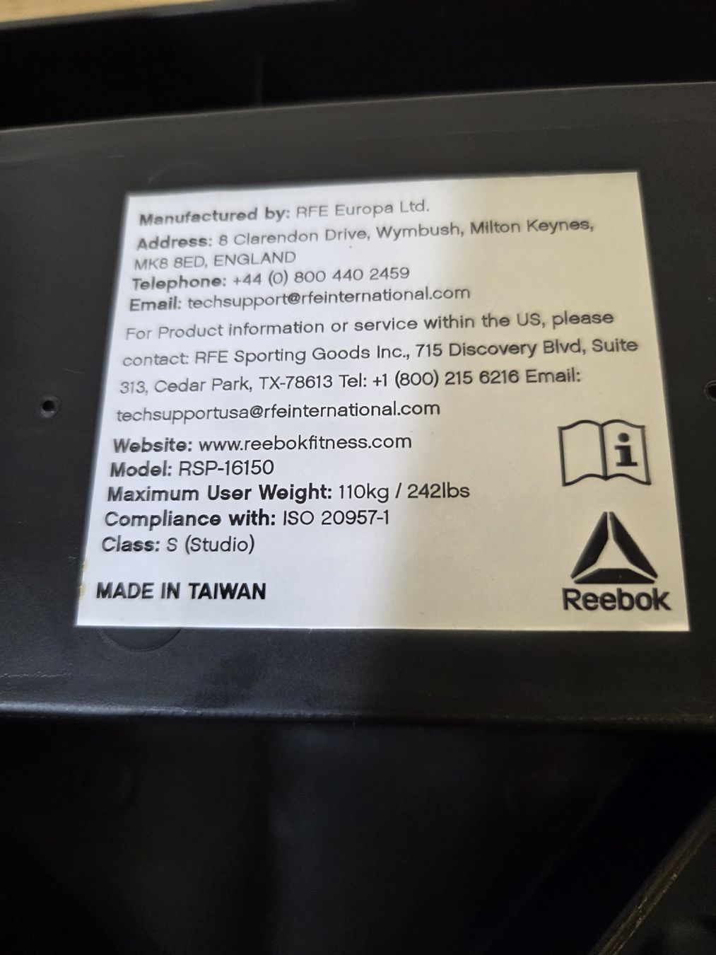 Reebok Vélos d'appartement: Reebok Step Professional Stepper mit 2 Erhöhungen – D'occasion à Zug par olx_5shp 8
