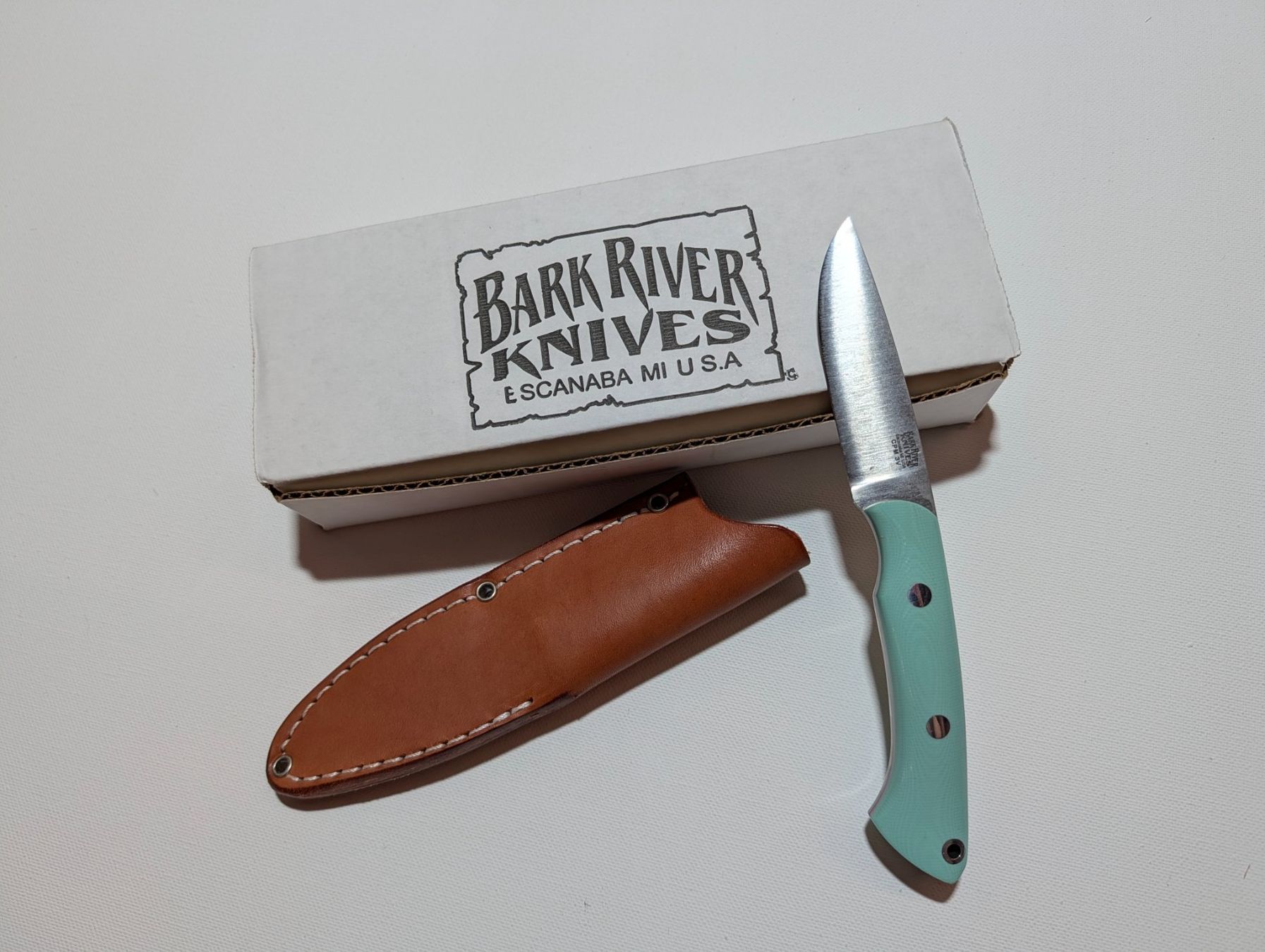 Bark River Accessoires: Bark River Foxriver Featherweight Outdoor Messer – D'occasion à appenzell par ftm5914