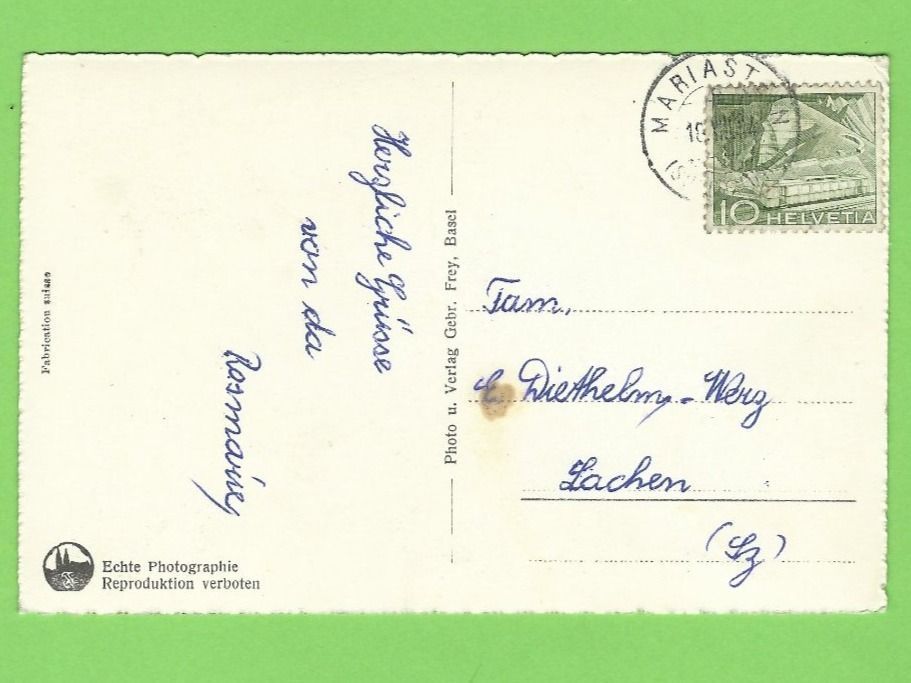 Cartoline postali: Mariastein – Usato da Zürich venduto da t24_de 1