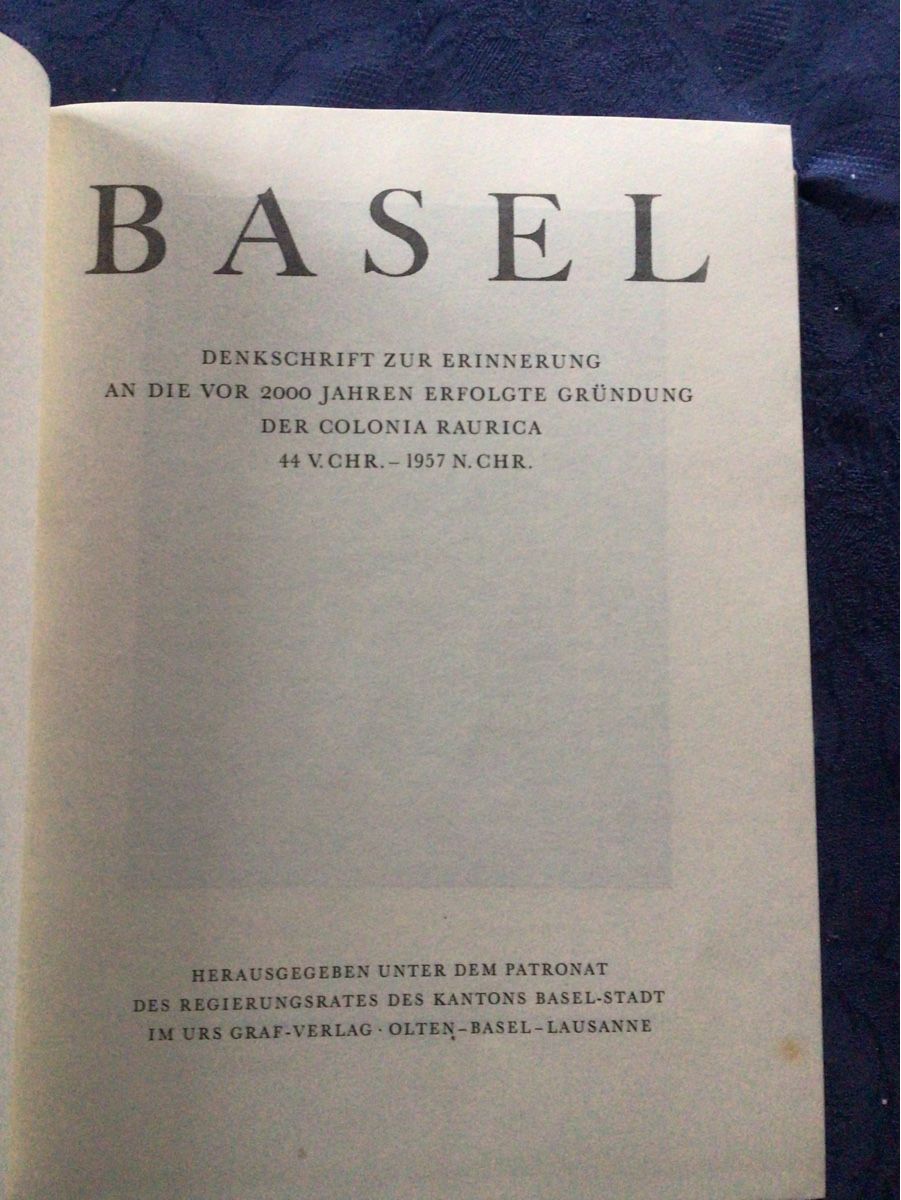 Libri: Buch Basel Denkschrift – Usato da Oftringen venduto da anbara 1