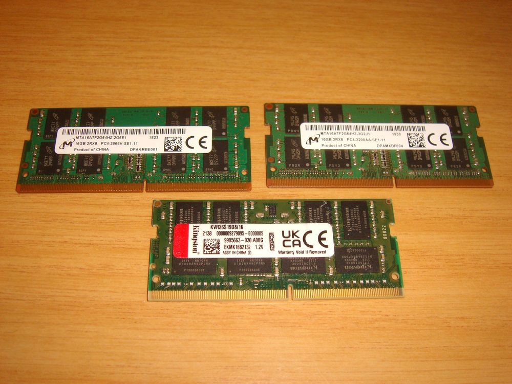 1 Stück 16gb ddr4 RAM für Laptop | Kaufen auf Ricardo