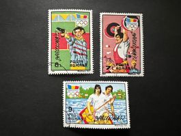 Romania 1992 Summer Olympic  3 Stück gestempelt (E556)