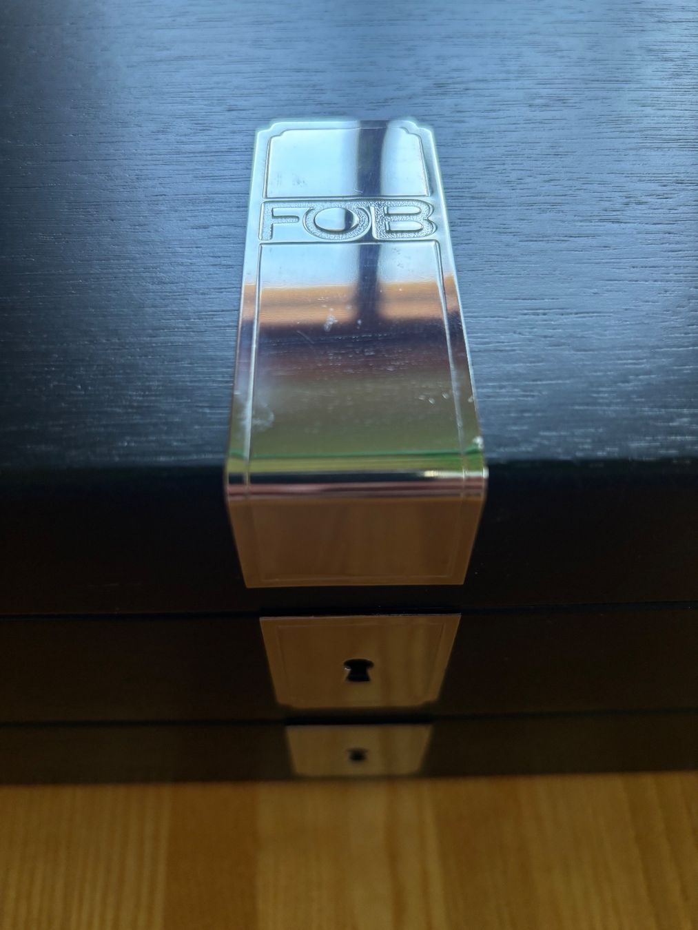 Portagioie: Coffret en bois rangement pour couverts – Nuovo (secondo la descrizione) da Delémont venduto da pirangidonorte 2