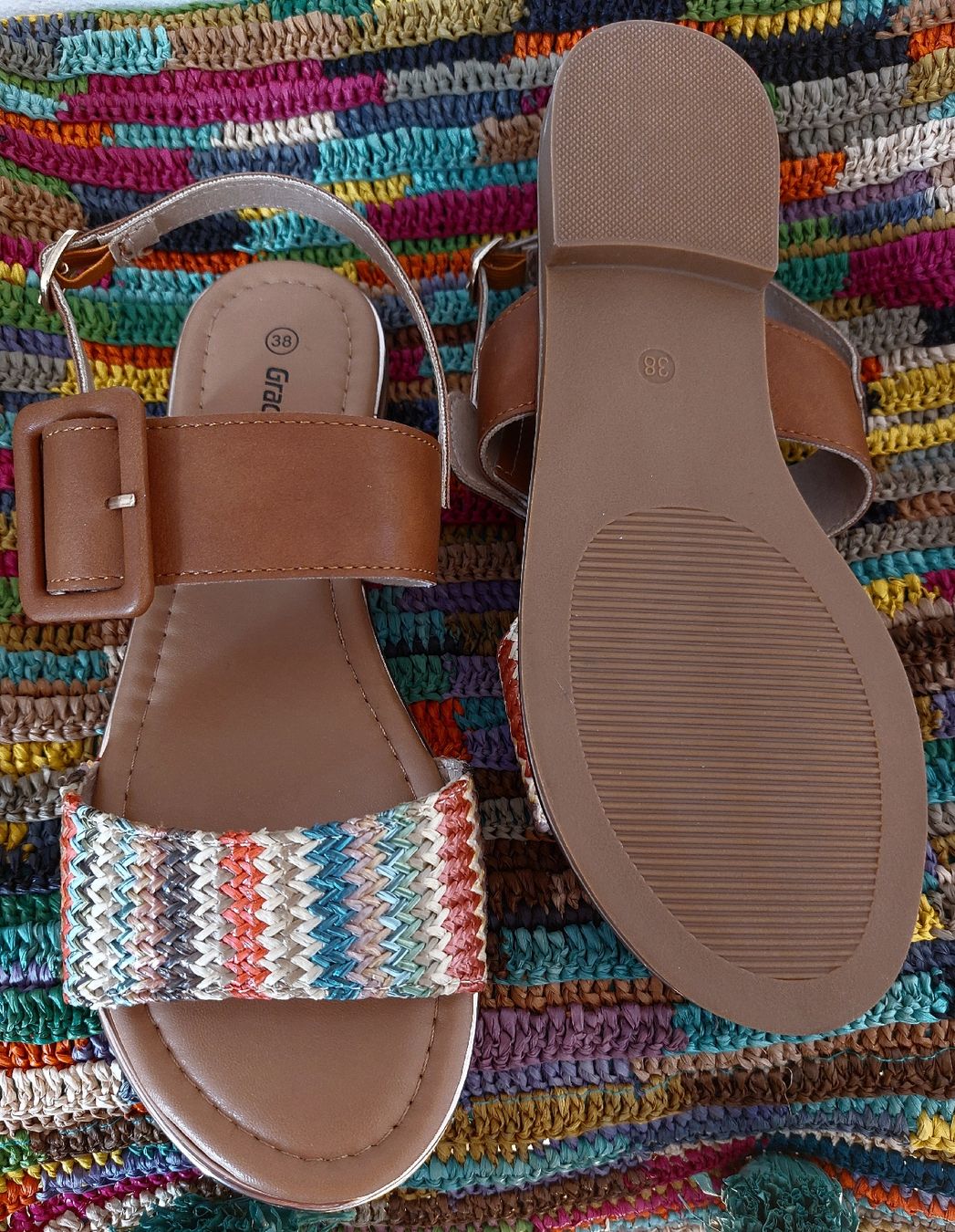 Graceland Scarpe da donna: NEUE Trend Sandalen Gr.38 – Nuovo e nell'imballaggio originale da Balsthal venduto da Trendline55 5