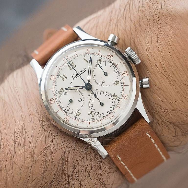 Montres: Minerva Chronographe Tri-Compax VD712 – D'occasion à Lausanne par inf_dft9 3