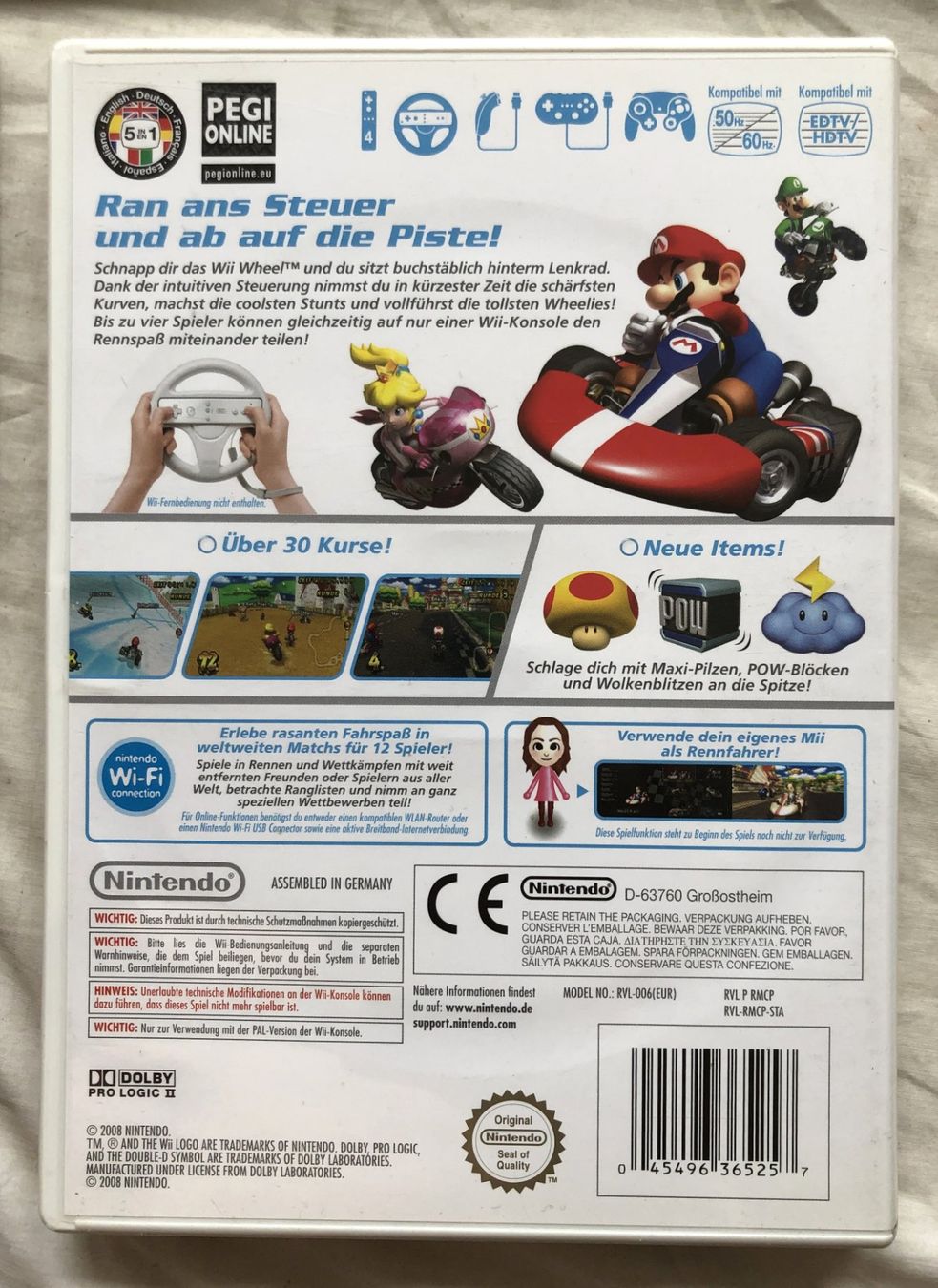 Nintendo Giochi: Nintendo Wii - MARIOKART – Usato da Schaffhausen venduto da durruti 2