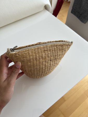 Tasche geflochtener Stroh