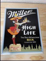 Miller Beer Blechschild USA Vintage