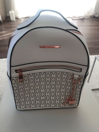 Neuwertiger, elegante handtasche in Weiss mit Rosegold 🎒