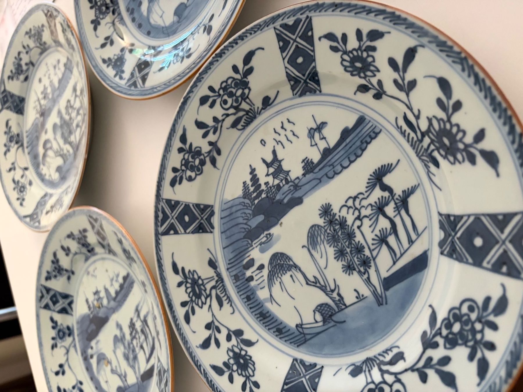 Piatti: 4x verzierte Teller - China – Usato da Zürich venduto da Michel1896 1