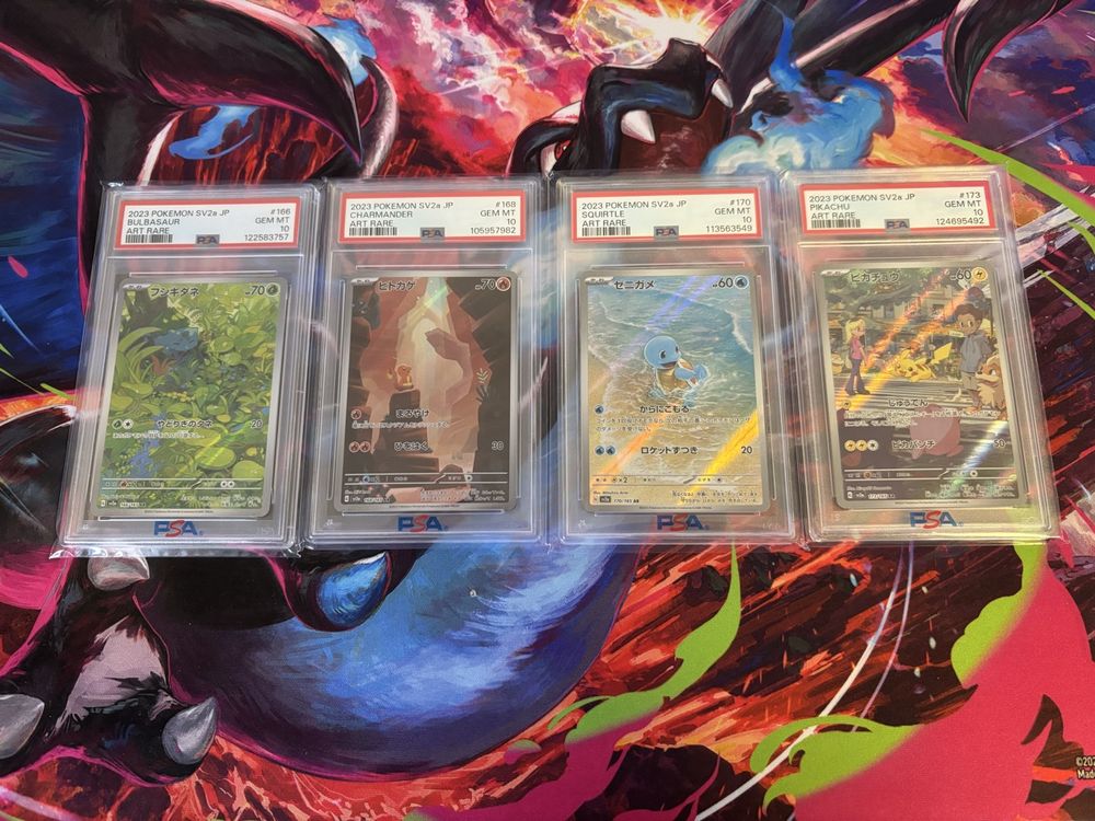 Pokemon ART RARE PSA 10 Bundle mit Koffer (Neu (gemäss Beschreibung ...