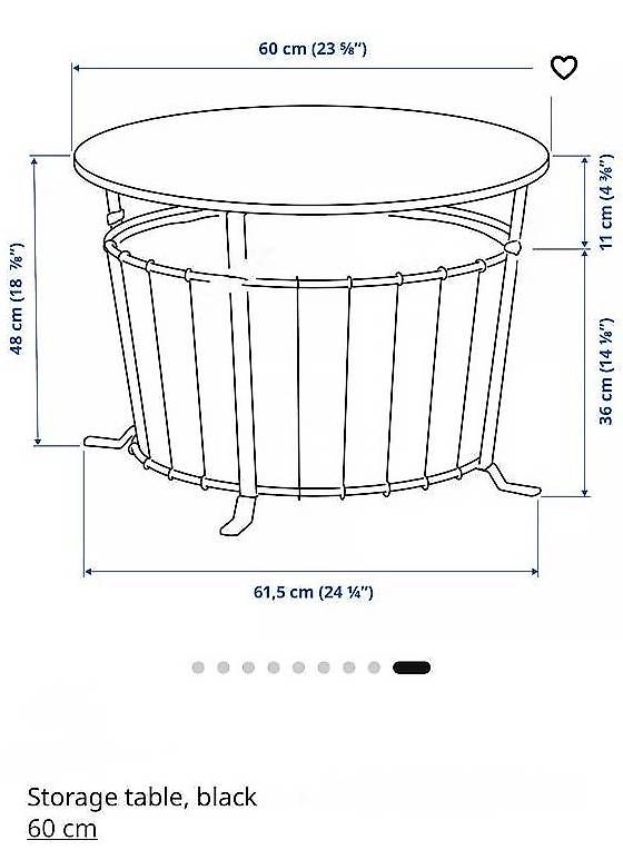 Ikea Tavoli: IKEA GUALÖV Tisch – Usato da Zürich venduto da tinoslav 1