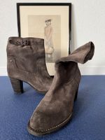 Designer-Lederstiefel, Liebeskind/Joop, grau, Gr 39