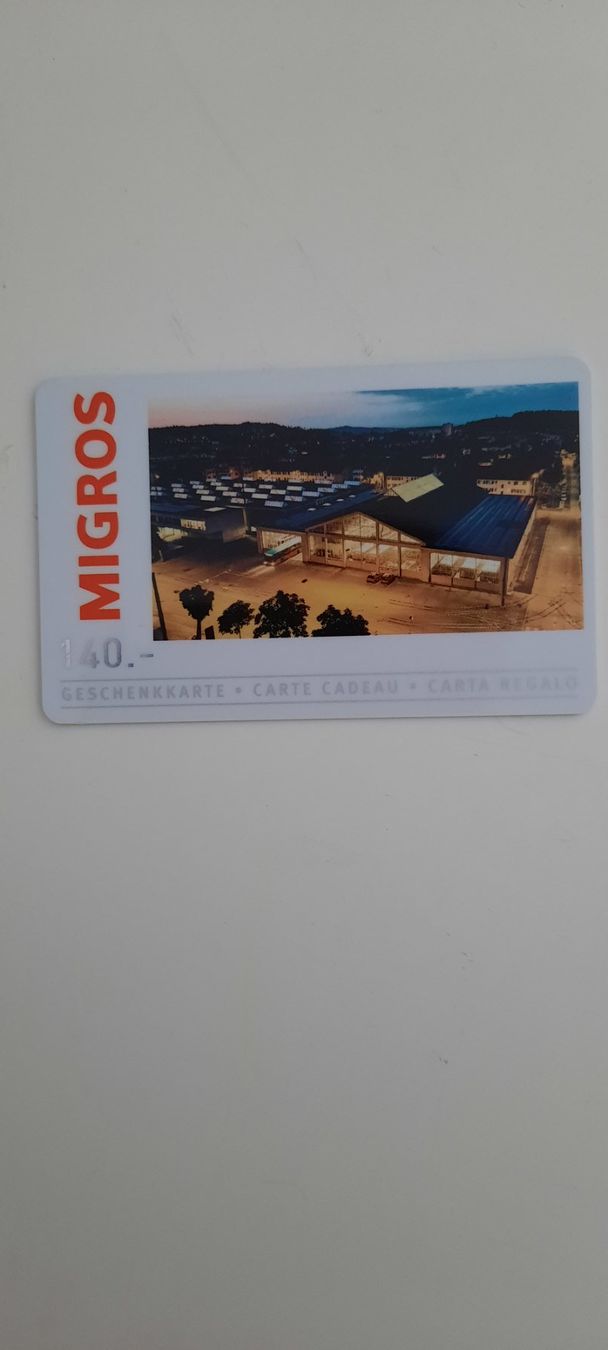 Cartoline: Migros Geschenkkarte – Usato da Grenchen venduto da Anatas01