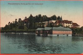 RAPPERSWIL Partie am See mit Badeanstalt