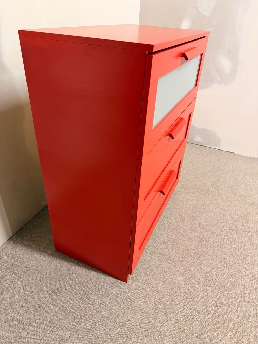 Cassettiere: Ikea Brimnes Kommode in Rot von Ikea mit 3 Schubladen – Usato da Rickenbach ZH venduto da Der-Insider 3
