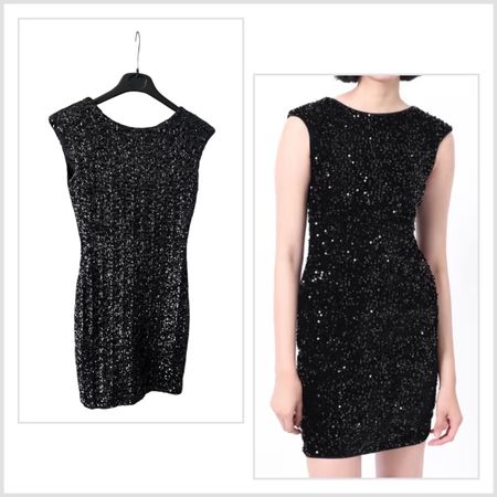 Schwarzes Paillettenkleid - Sexy Party Look für den Sommer!