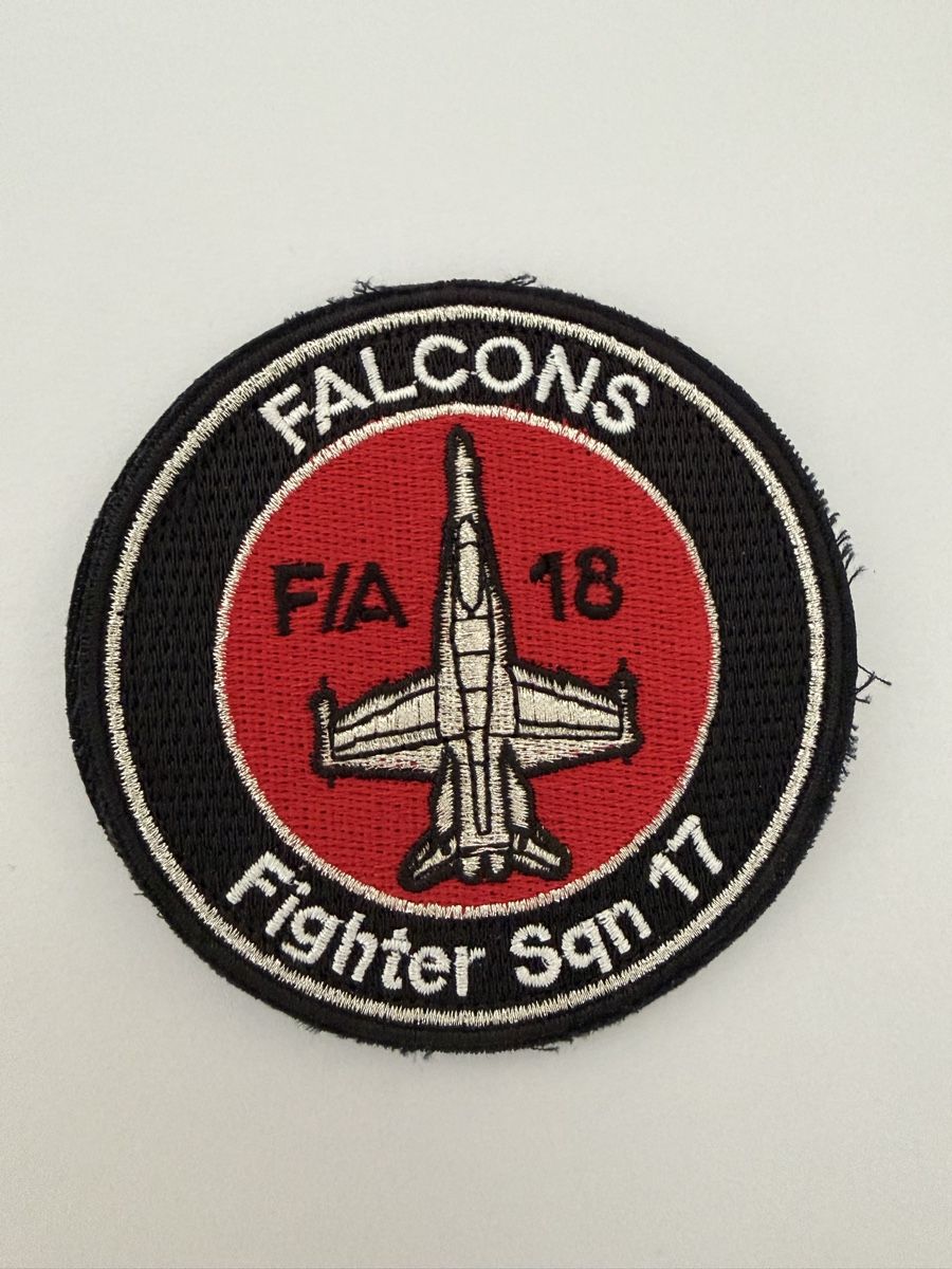 Schweizer Armee Plaketten & Abzeichen: Fighter Squadron 17 patch  – Gebraucht aus Chamoson von Lio_Rey