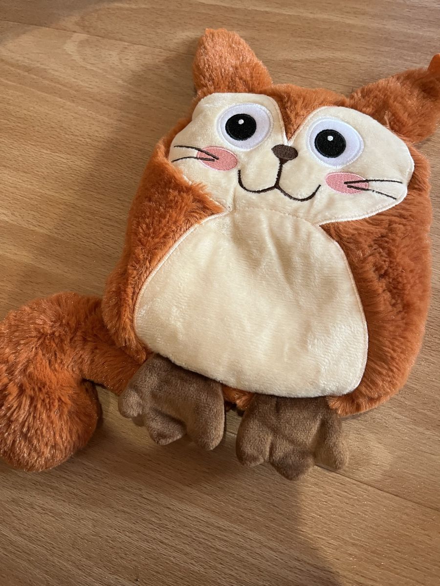 Cuscini: Eichhörnchen mit Kirschsteinkissen – Usato da Lungern venduto da Chispa1982