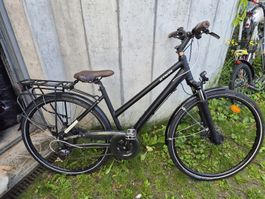 B'Twin Damenrad Schwarz, guter zustand, gr 45
