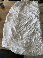IKEA Spannbettlaken weiss Baumwolle 70 x 140 gebraucht