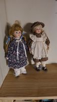 2 SüSSe Porzellanpuppen Landhaus-Look Sammlerpuppen