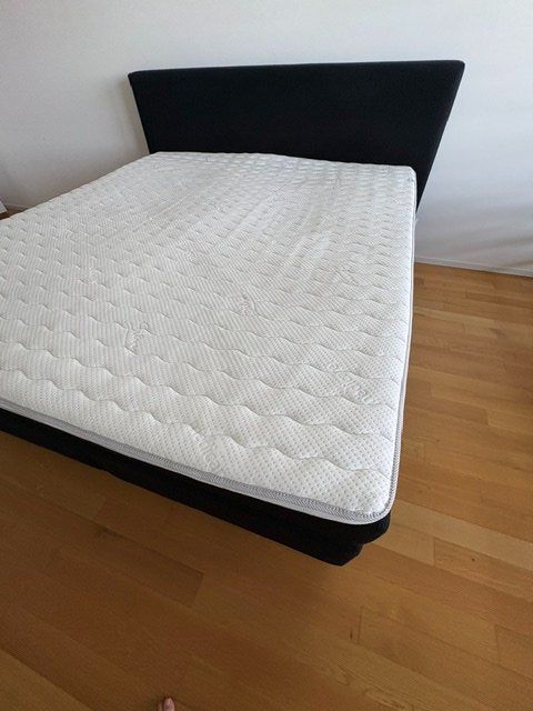 Letti: Casa BERN Boxspringbett - schwarz – Usato da Biberstein venduto da AlVeLa 1