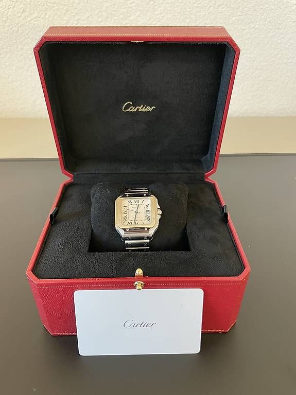 Cartier Orologi: 2025 Cartier Santos Medium – Usato da Grandcour venduto da Gilles_John