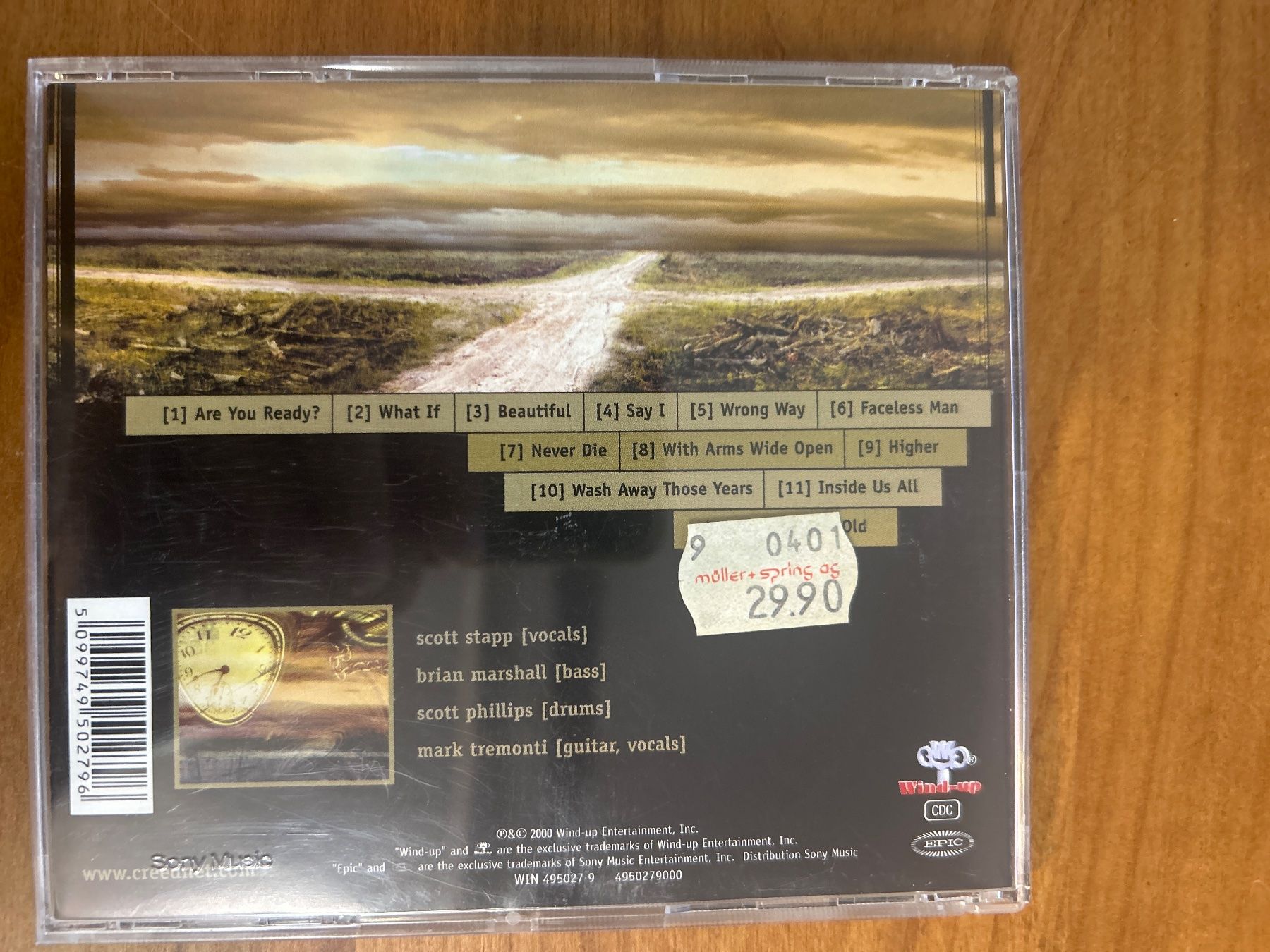 CD: CD Creed Human Clay – Usato da Niederrohrdorf venduto da luxury100 1