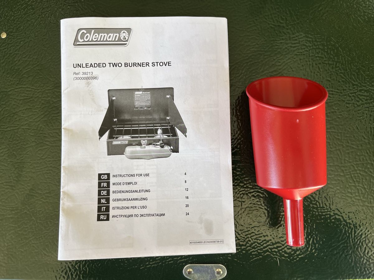 Coleman Elettrodomestici da cucina: Coleman 424 Benzinkocher 2-flammig – Nuovo (secondo la descrizione) da Möriken AG venduto da Troemer 5