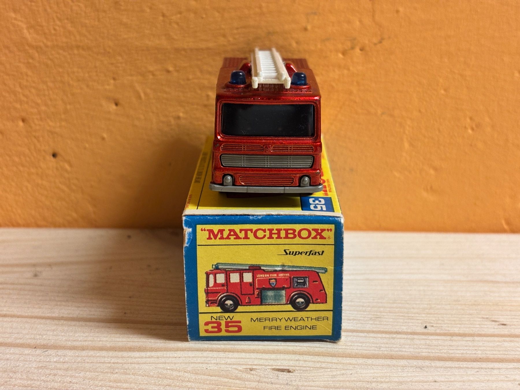 Matchbox Modellautos: Matchbox Superfast Nr. 35 Merrywheather Fire Engine in OVP – Gebraucht aus Thun von BlauerKlaus 2