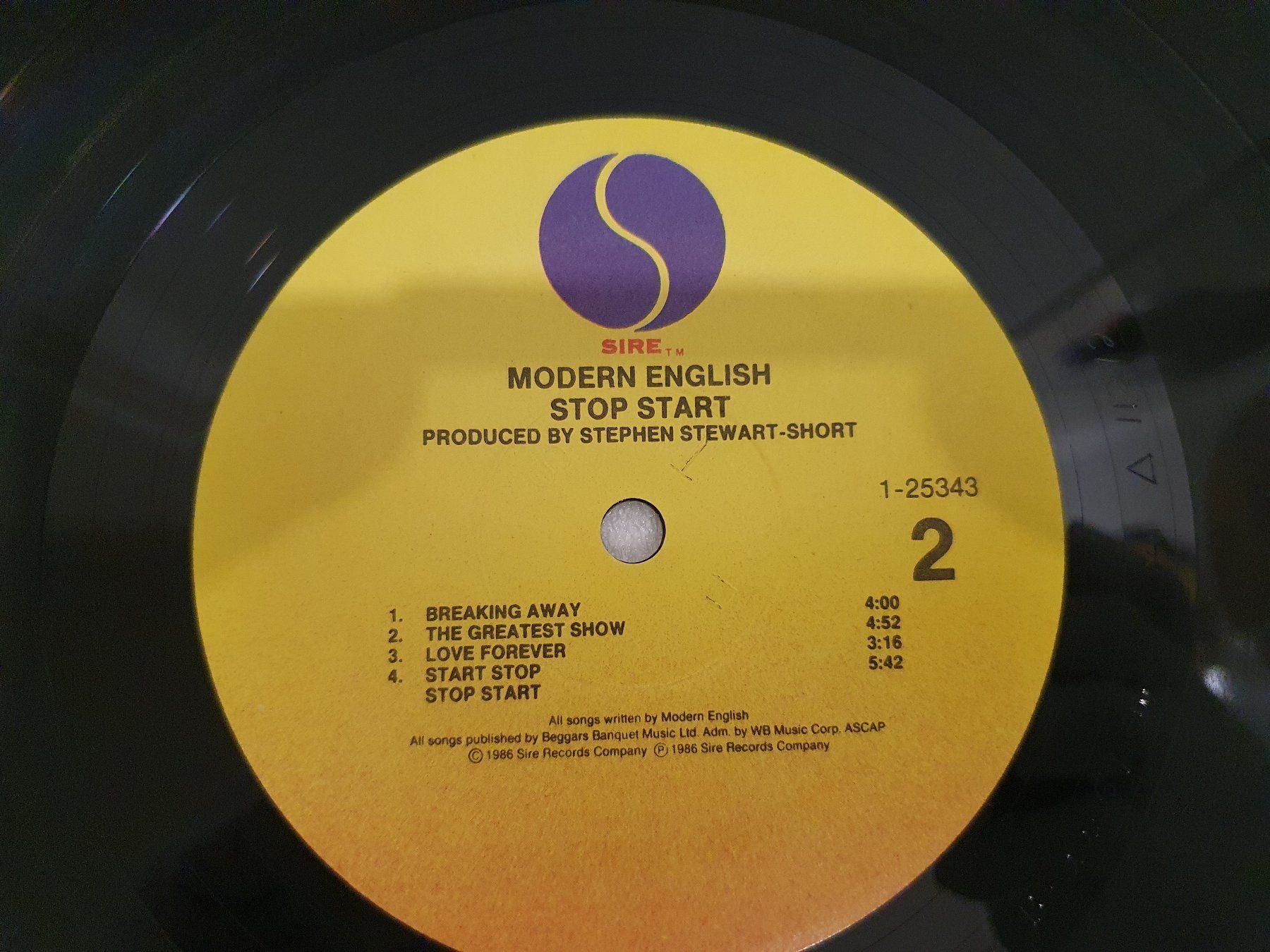 Schallplatten: Modern English – Stop Start – Gebraucht aus Uster von Vinyl-Leidenschaft 5