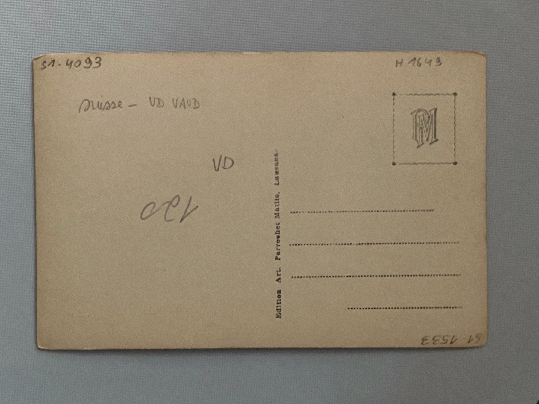 Cartoline postali: Montreux - Deutsche Kirche – Usato da Steg VS venduto da danwer74 1