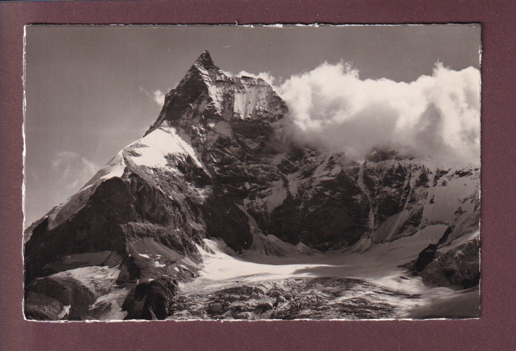 Cartoline postali: MATTERHORN vom Stockli - 1948 – Usato da Pully venduto da nicecards