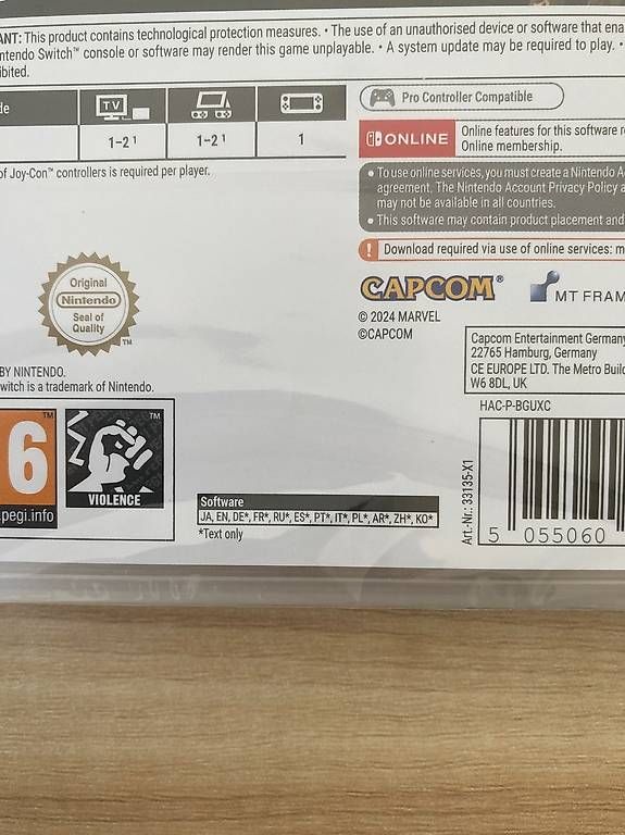Nintendo Jeux: Marvel vs. Capcom Fighting Collection Nintendo Switch – D'occasion à Düdingen par erw_6lgf 2