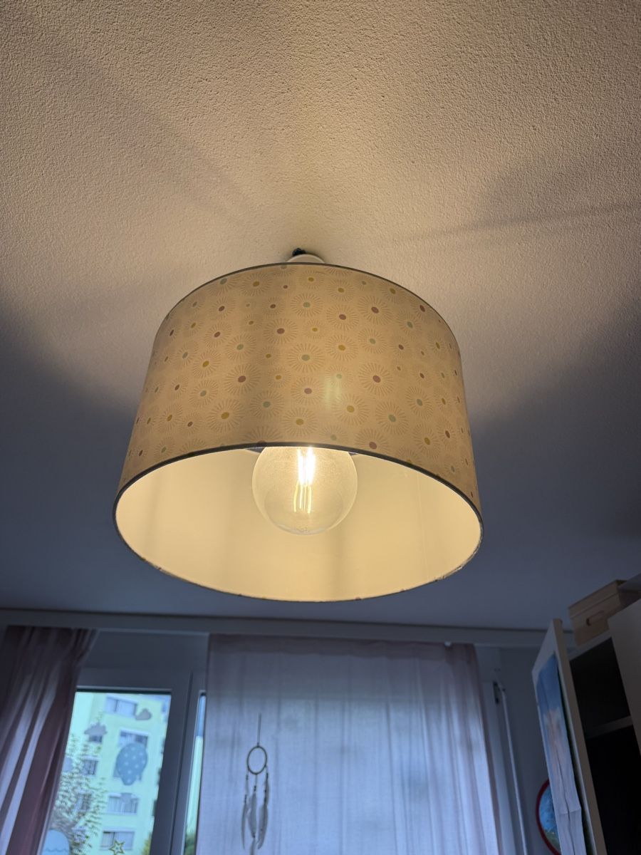 Micasa Lampadari & plafoniere: Hängelampe, Stoffschirm, Top Zustand! – Usato da Obernau venduto da M.Baechli 1